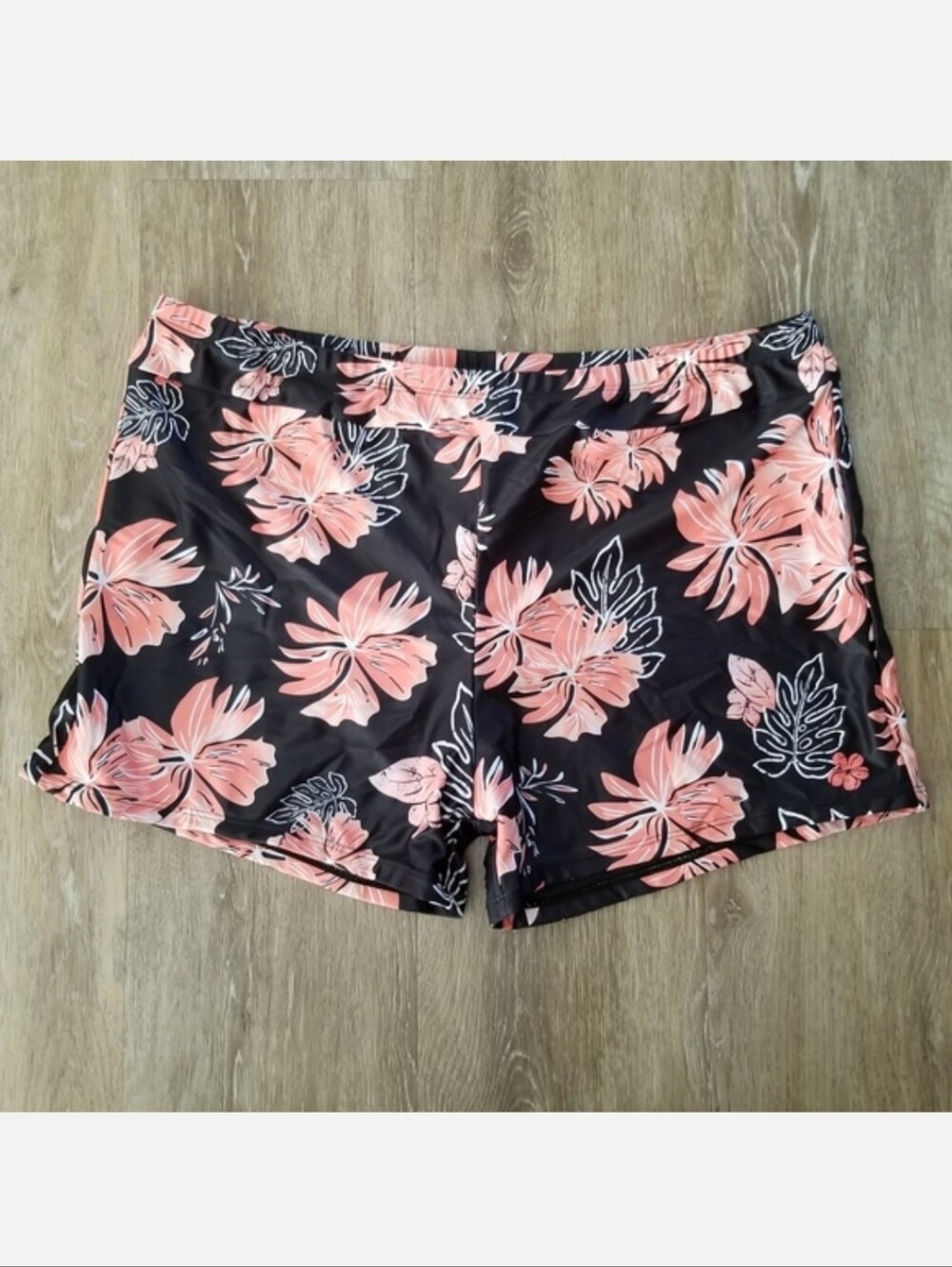NWOT Holipick Orange Floral Bikini Swim Shorts Size  20W